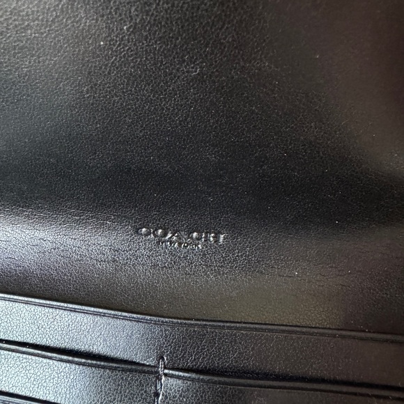 Coach Black and Brown Wallet - Picture 4 of 5